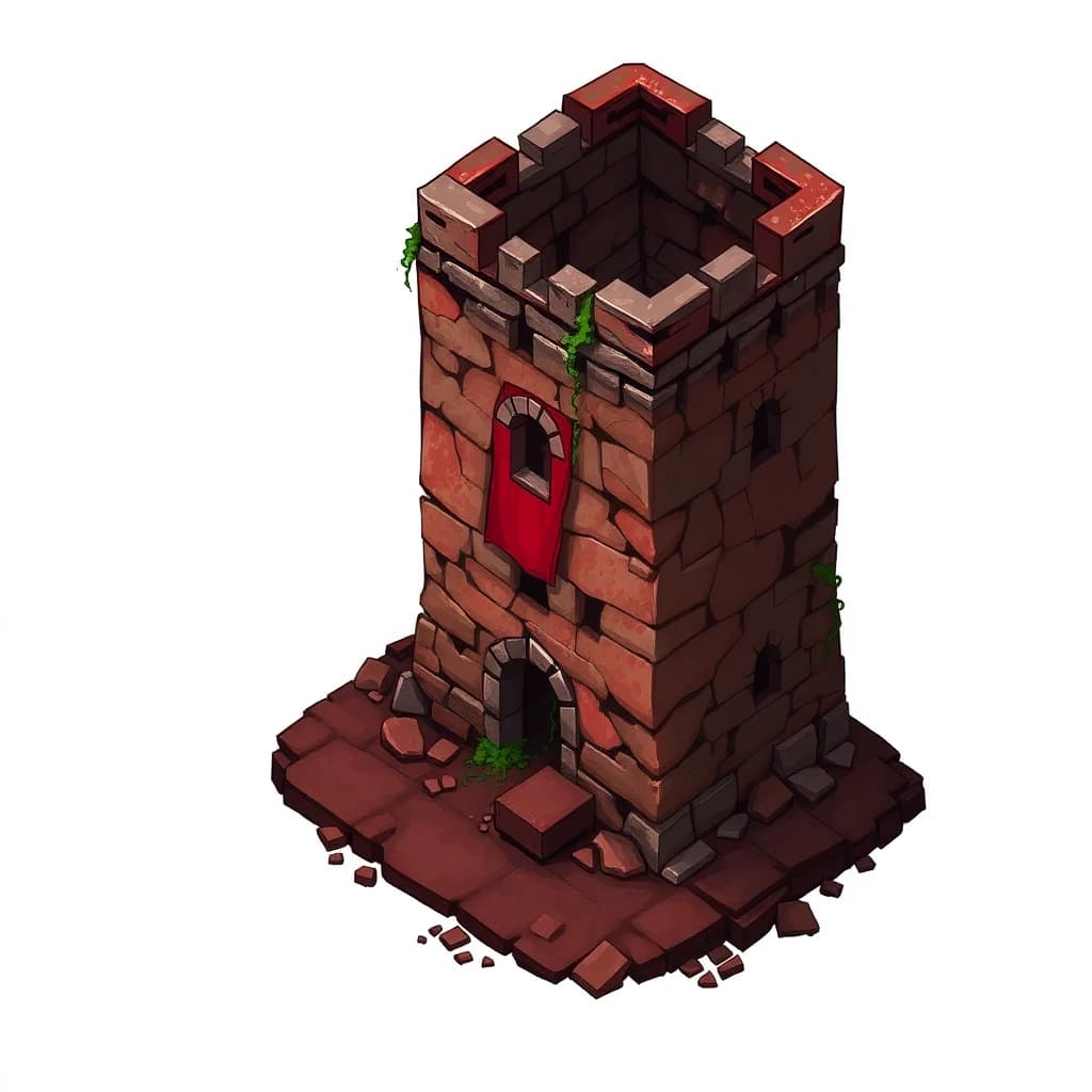 Castle Tower Ruined