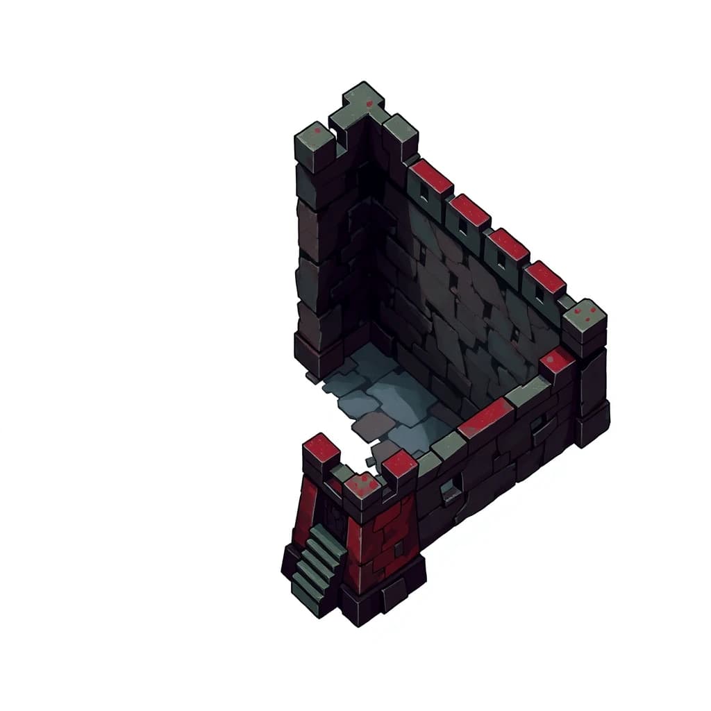 Castle Wall Corner