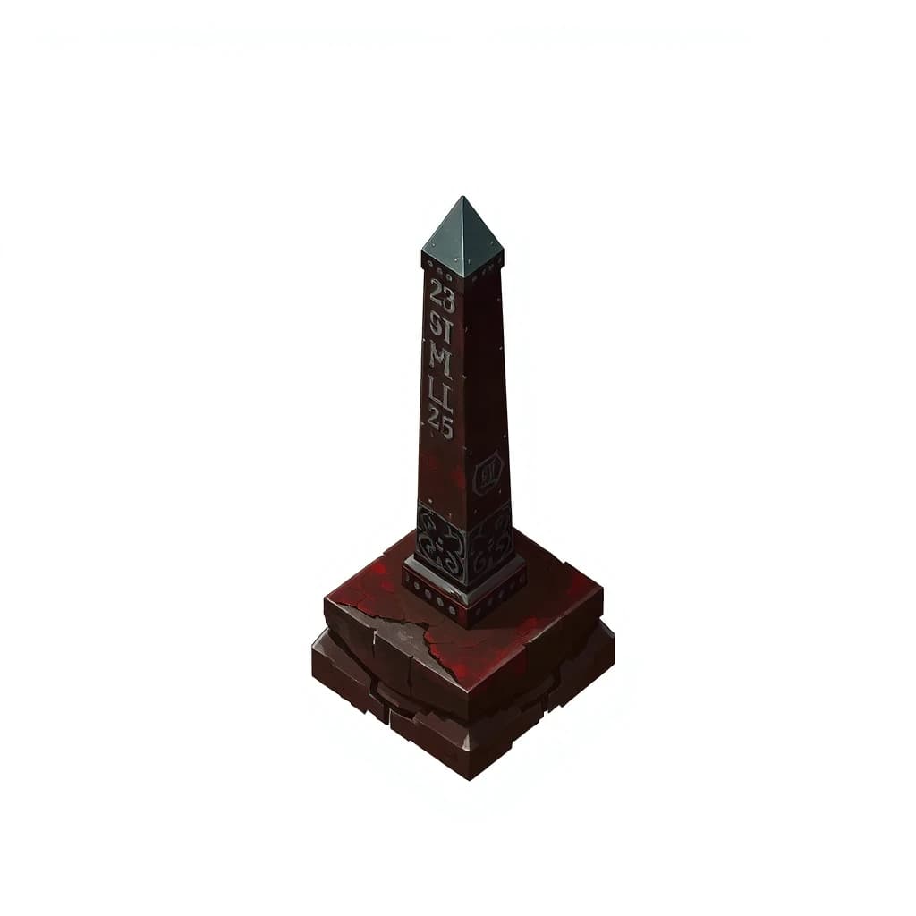 Obelisk Carved