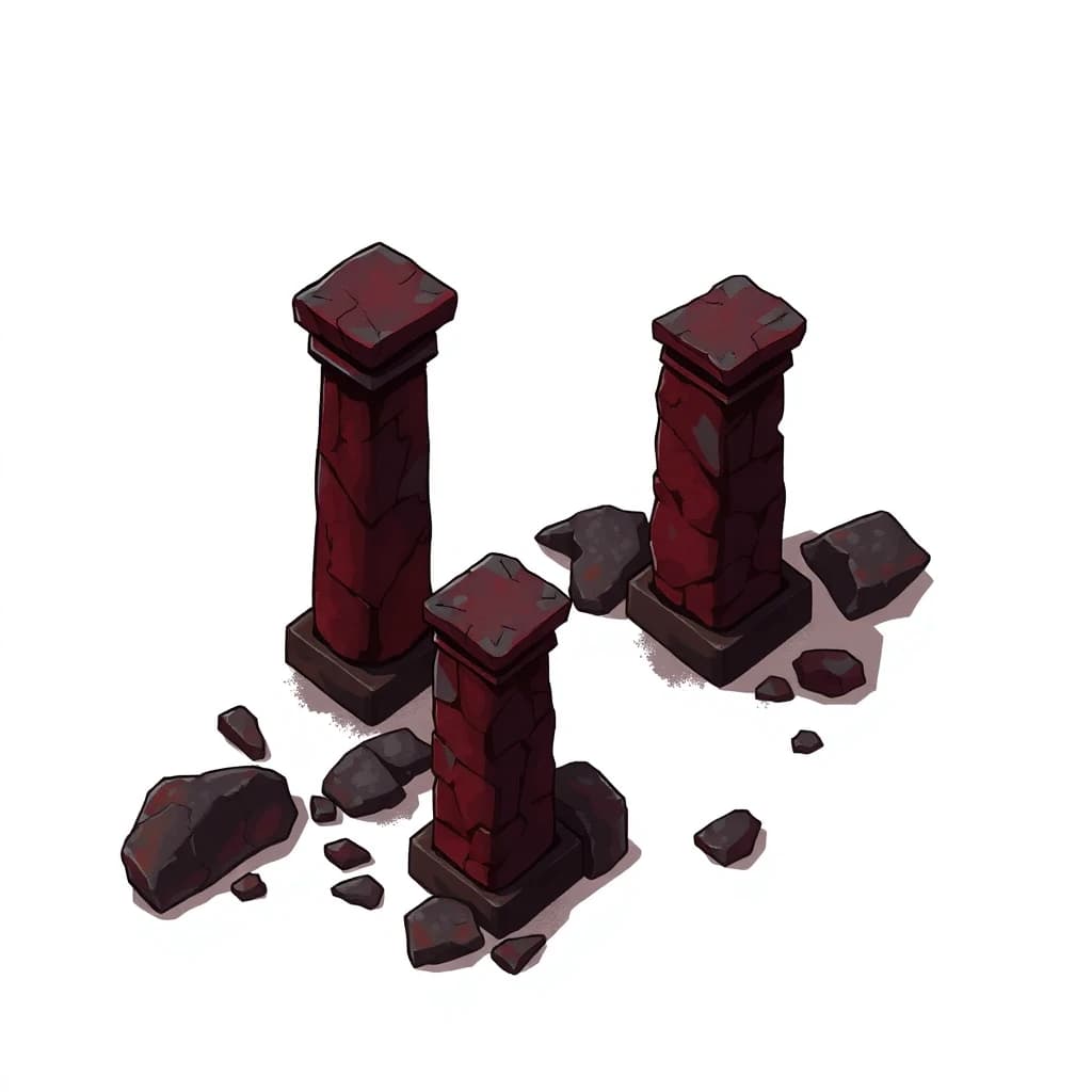 Ruin Pillar Row