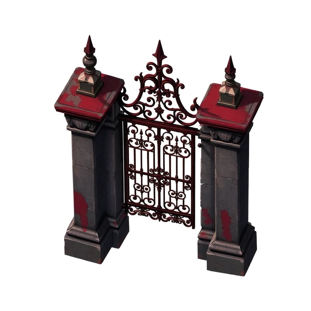 Wall Gate Iron
