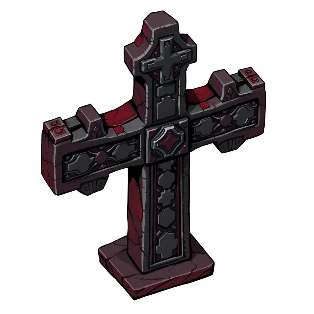 Cross Large Stone