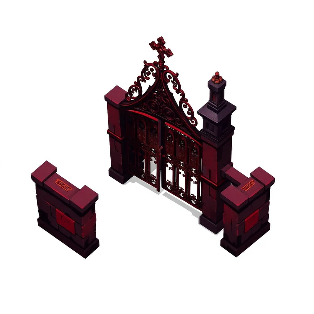 Fence Iron Gate