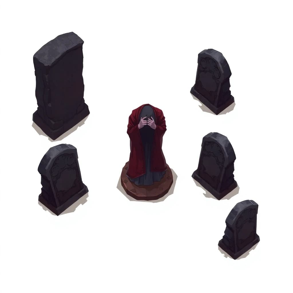 Statue Mourner