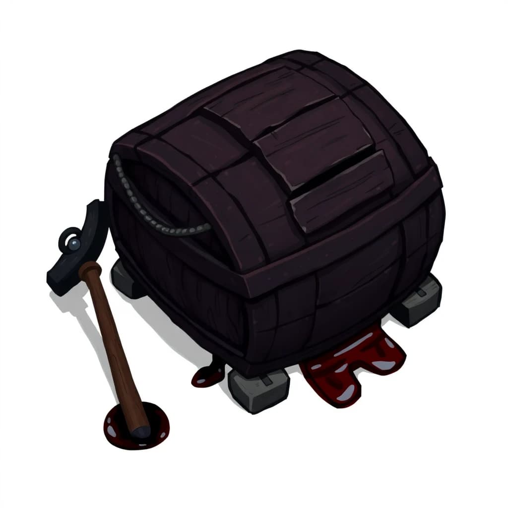 Barrel Wooden Dark