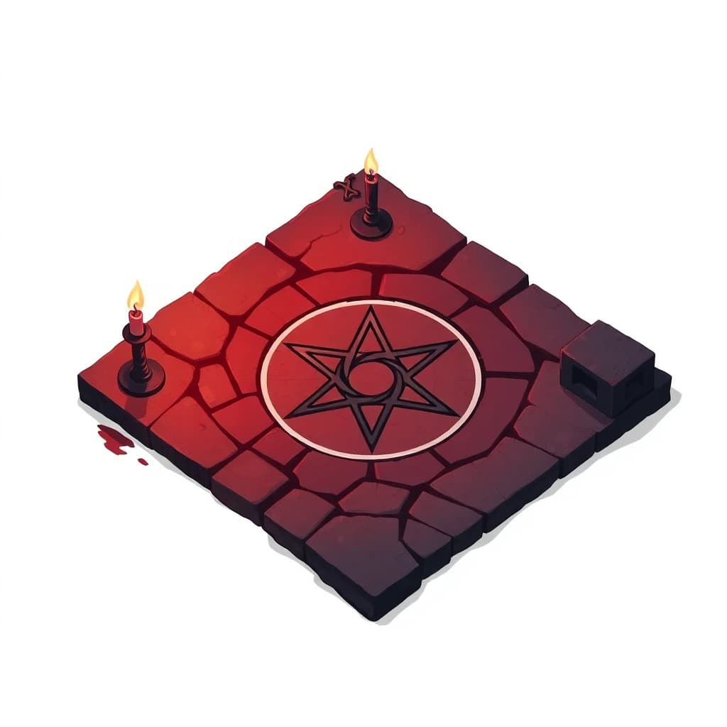 Pentagram on Floor