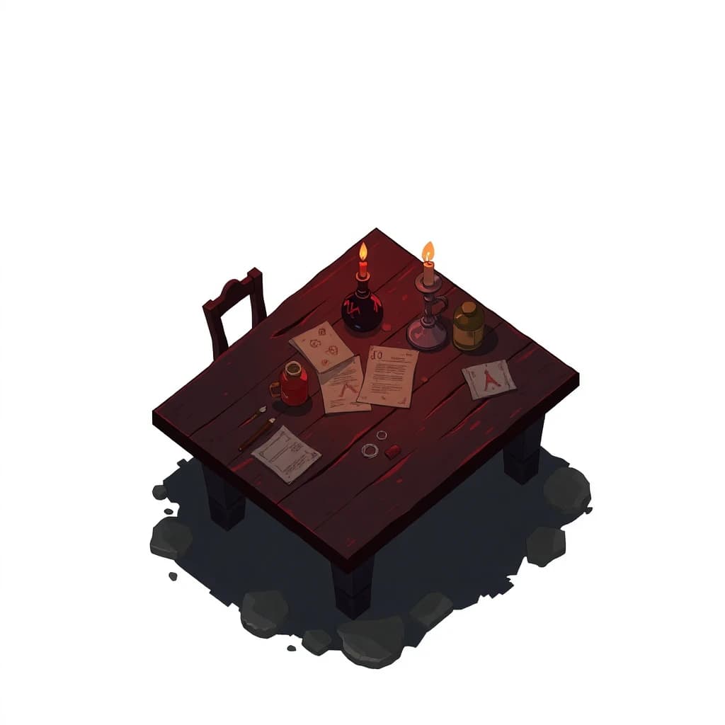 Table Wooden Dark
