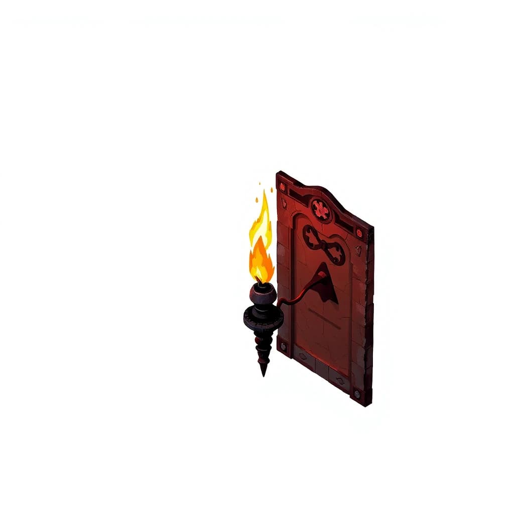 Torch Wall Lit