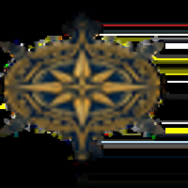 Flourish Compass Small