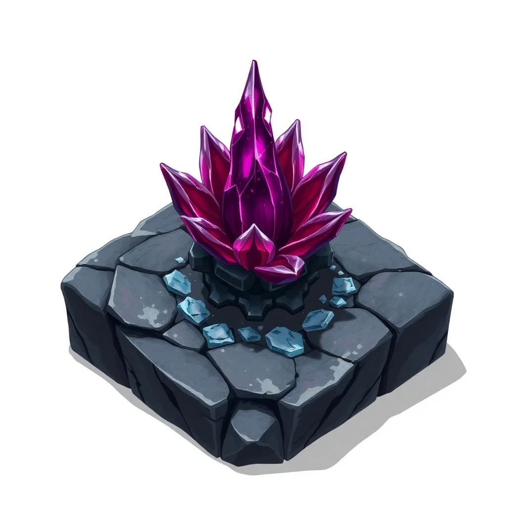 Frost Crystal Flower