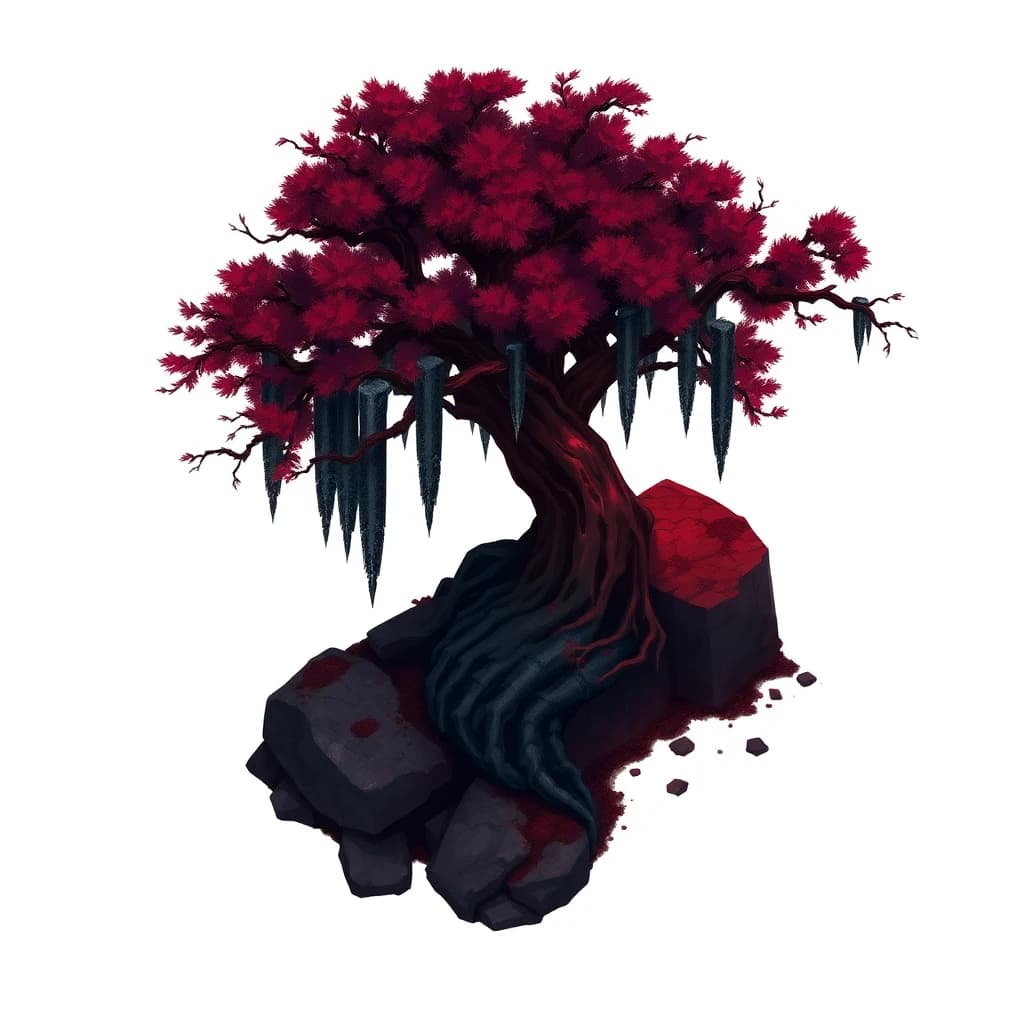 Tree Hanging Moss