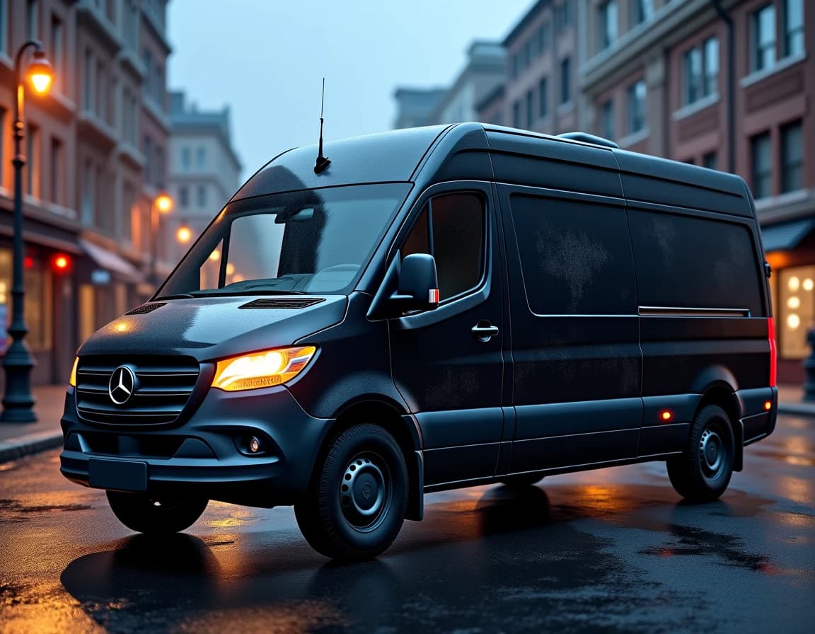 Dark Car Van Dark