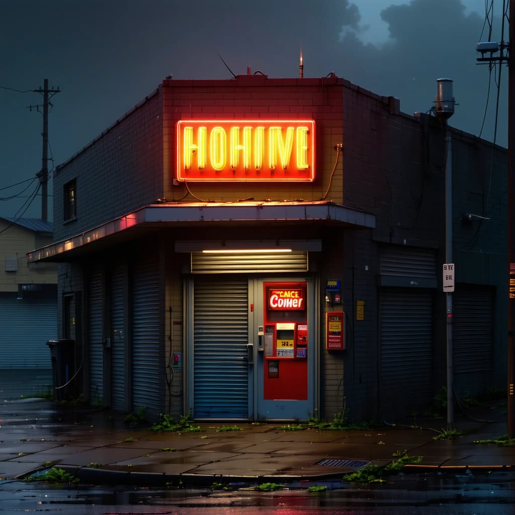 Dark House Corner Shop