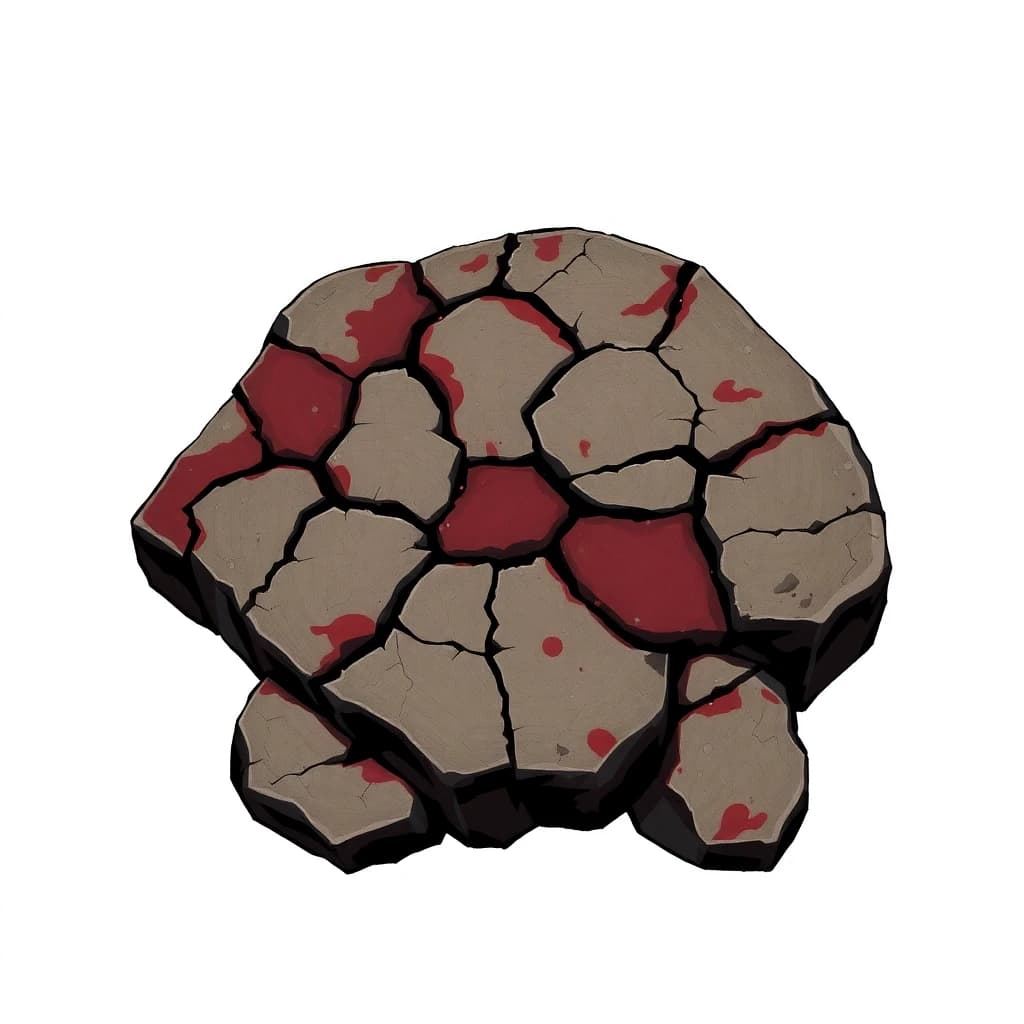 Flagstone Cracked