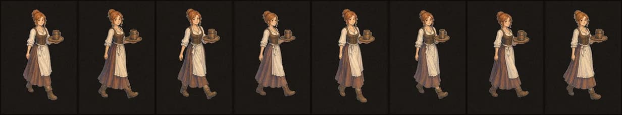 Waitress Walk Strip
