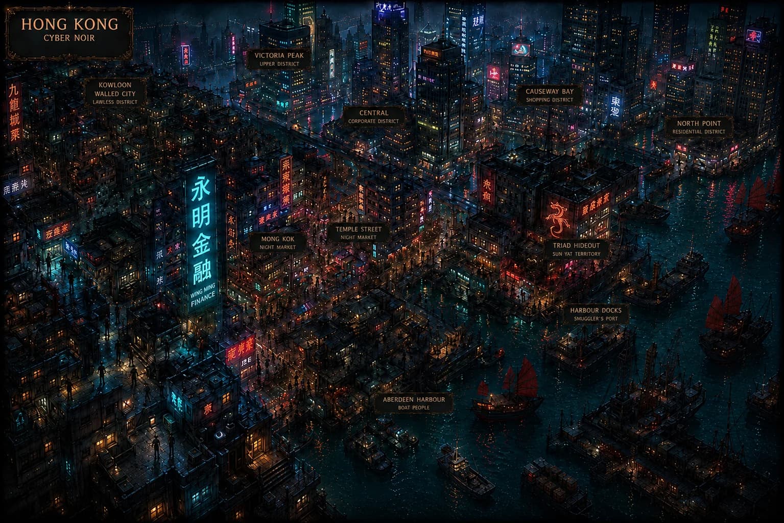 Hong Kong — Harbor Vertical