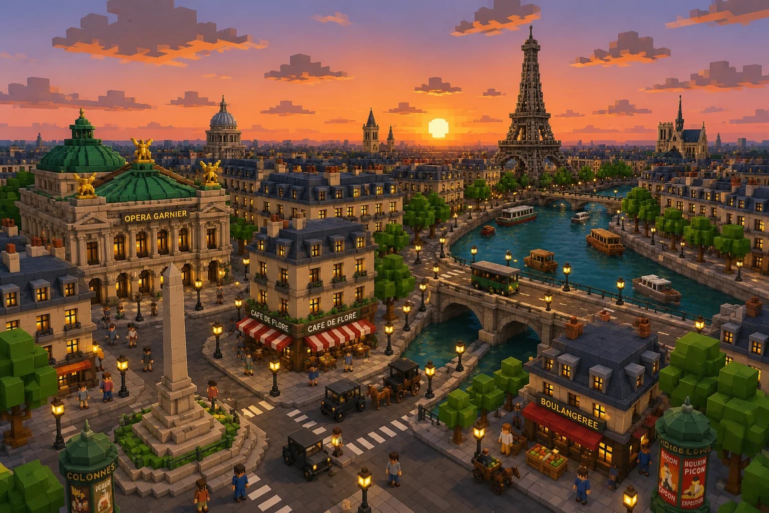Paris — Low-Poly Dream