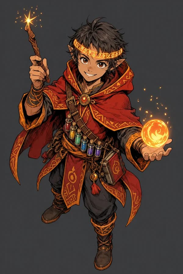 Mage class portrait