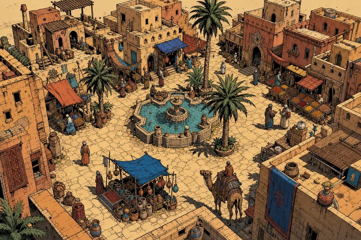 Sunken Desert Town
