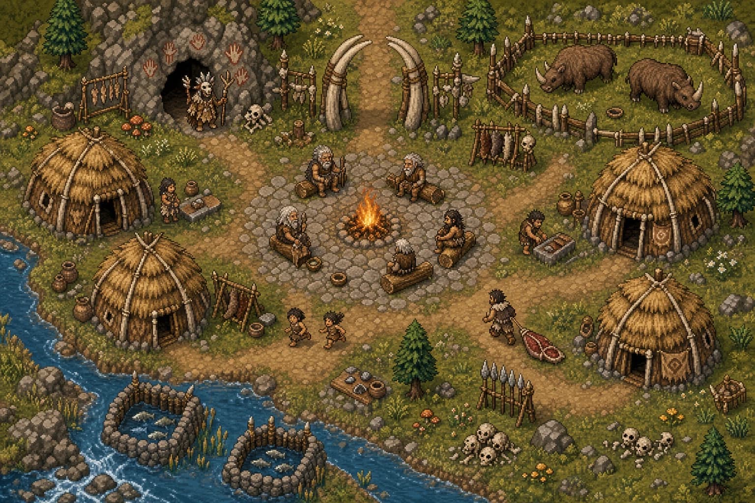 Stone Age · Pixel Tilemap